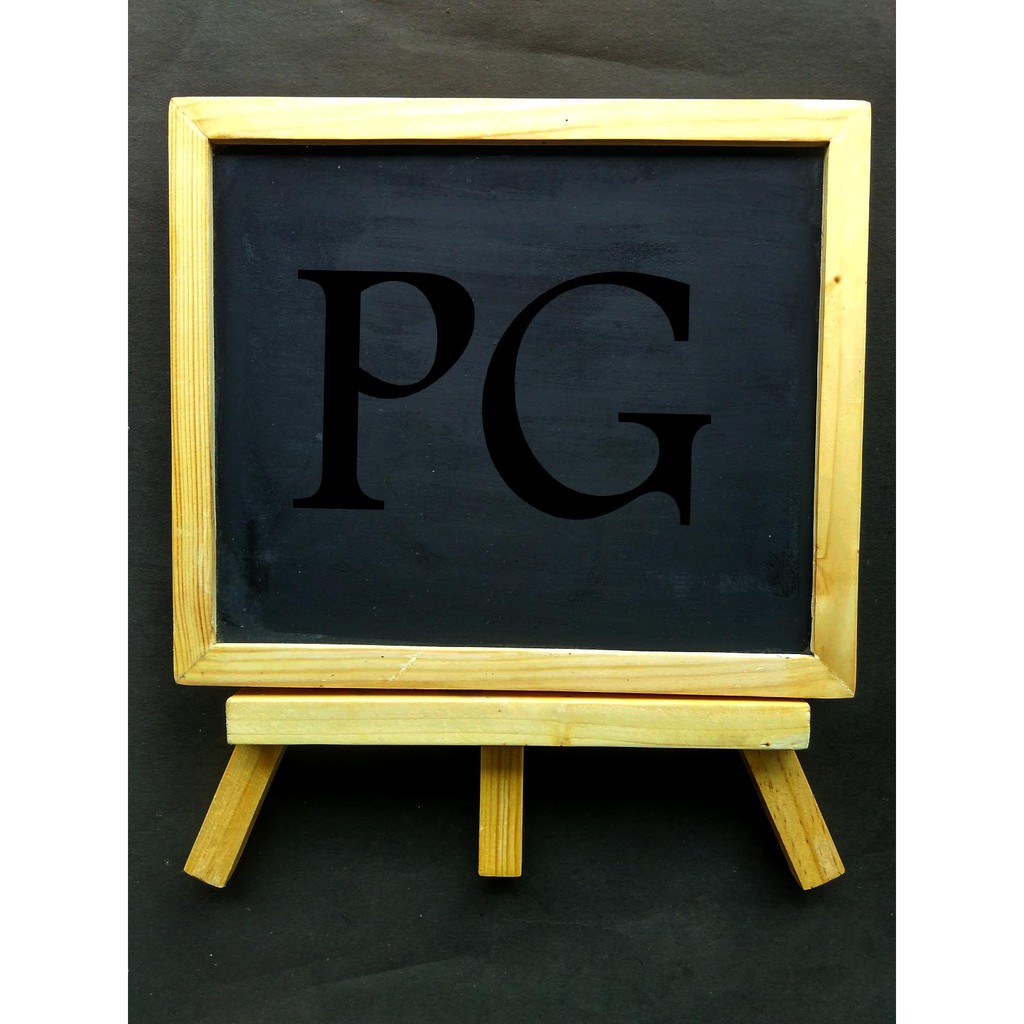 

Blackboard With Easel / Papan Tulis Kapur Dengan Penyangga- 20 x 25 cm