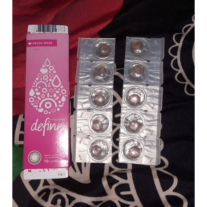 Soflen 1 Day Acuvue Define Fresh Rose(BACA DESKRIPSI)