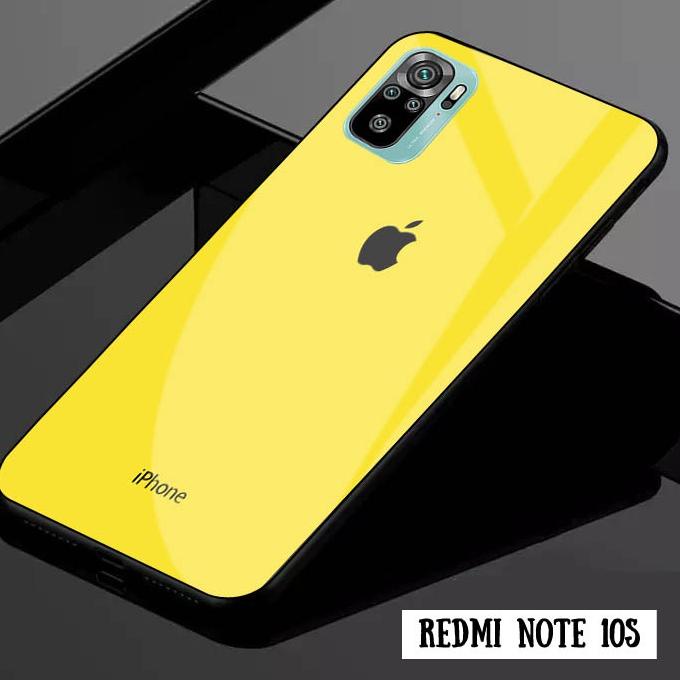 HEBOH Softcase Glass Kaca For Redmi Note 10 4G Note 10s Note 10 Pro - K07 - Case Hp Redmi Note 10 4G Note 10s Note 10 Pro - Kesing Hp Redmi Note 10 4G Note 10s Note 10 Pro - Casing Hp Redmi Note 10 - Case Hp Redmi Note 10s