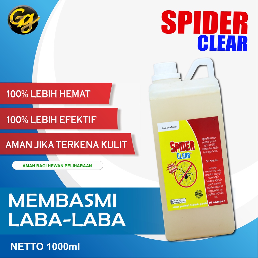 Jual Racun Hama Insektisida Pembunuh Serangga Pembasmi Laba Lab A Ampuh Spider Clear Pembasmi