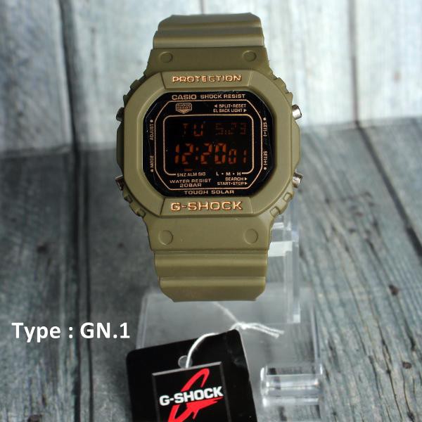 Jam Tangan Pria  G Shock Digital Casio DW5600 Green Hijau  Army Kotak