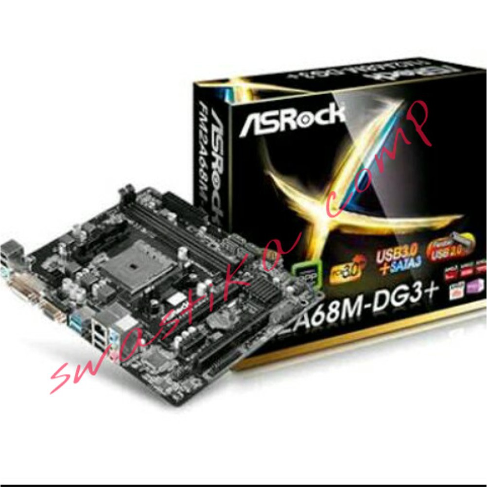 MOTHERBOARD ASROCK FM2A68M-DG3 Bagus