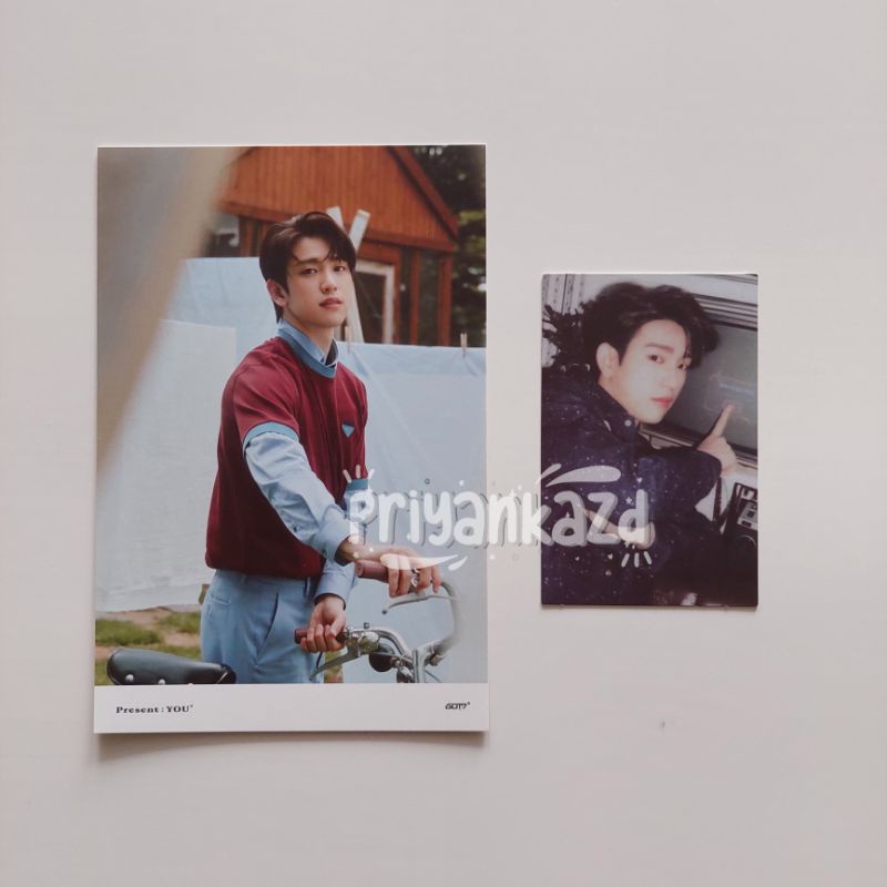 got7 jinyoung photocard pc eyes on you eoy present you last piece