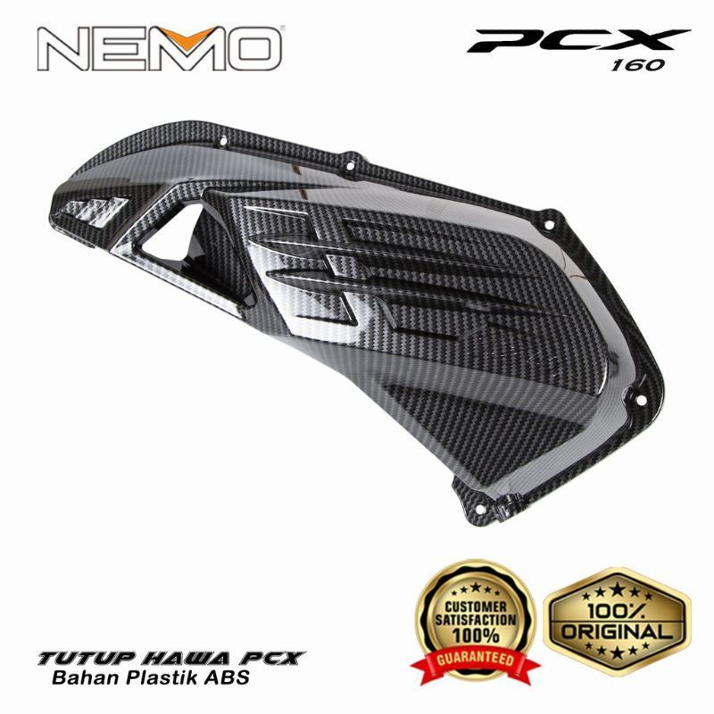 TUTUP/COVER HAWA FILTER Cover Cvt HONDA ADV 160 VARIO 160/PCX160 NEW 2021 CARBON NEMO BEST QUALITY