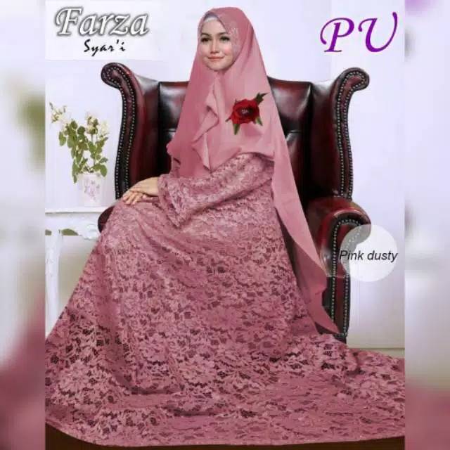 Farza Syari gamis brukat