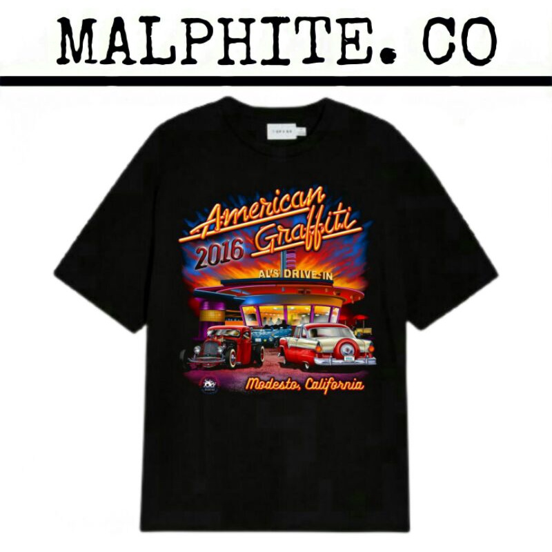 Kaos Baju T-Shirt Nascar Rumble American Graffiti Festival Tee Race Merch Vintage Oversize Original