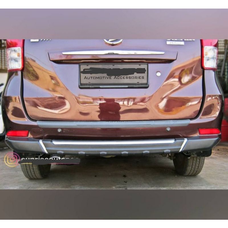 PENGAMAN BUMPER BEMPER BELAKANG ALL NEW AVANZA/XENIA BAHAN PLASTIK LIKE
