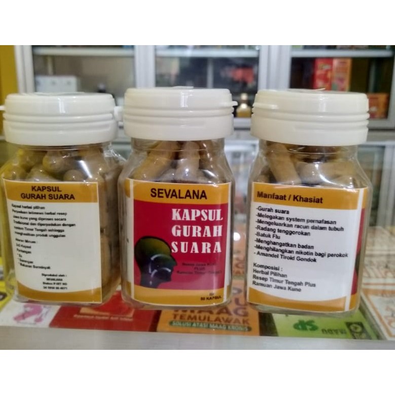 RAMUAN HERBAL GURAH SUARA SEVALANA 50 KAPSUL