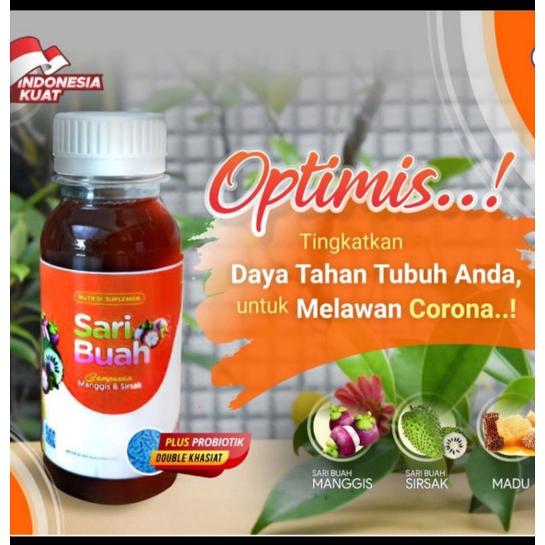 Sari Buah Prebiotik SB-19 biojanna 100ml Original