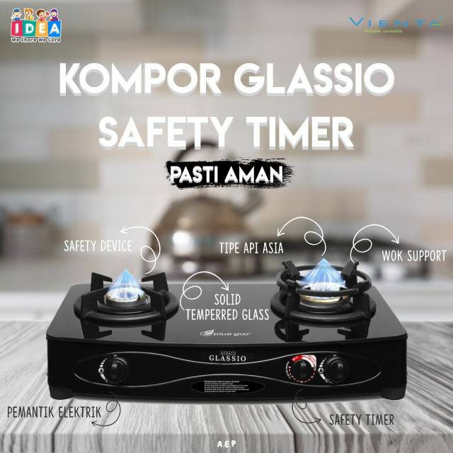 KOMPOR TIMER MODERN | KOMPOR GASSIO  SAFETY TIMER