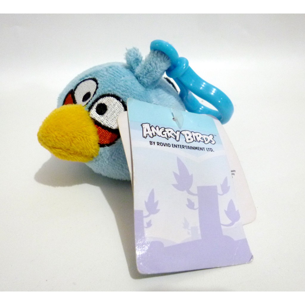 Gantungan Boneka Angry Birds Blue Bird Original Rovio