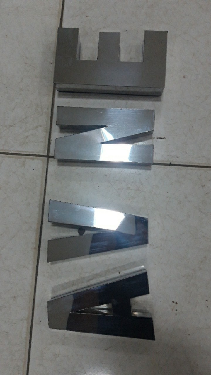 Huruf Timbul Stainless Termurah