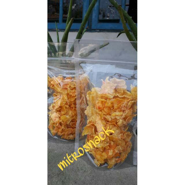 

Emping jagung " mitrosnack" dengan farian rasa