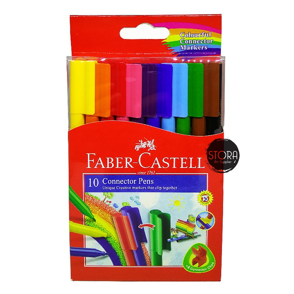 

Faber Castell Connector Pen 10 Colors Spidol Warna