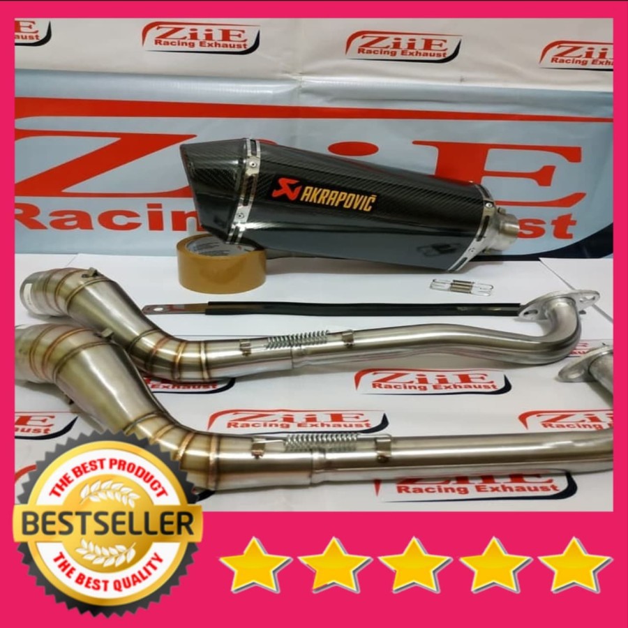 Knalpot Akrapovic Layang Carbon AEROX 155 NMAX 150 155 Murah