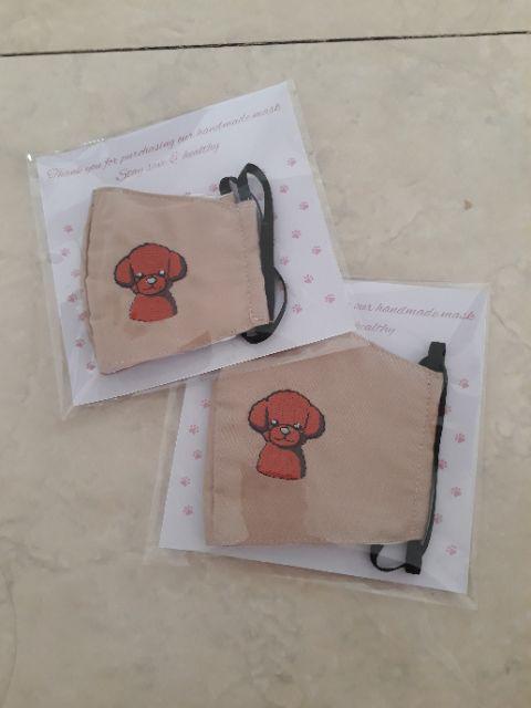 Cotton Face Mask In Puppies Series