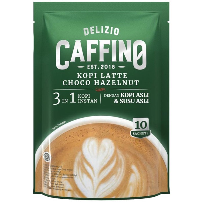 

Caffino Kopi Instant 3 In 1 Choco Hazelnut 10X20g