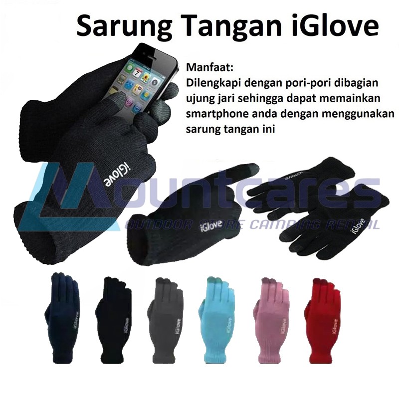 iGLOVE Toch Screen Smartphone Semua HP Sarung Tangan Motor Sarung Tangan Outdoor Sarung Tangan Rider