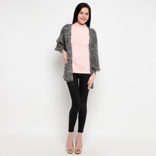 MKY CLOTHING CARDIGAN  RAJUT  2 WARNA LENGAN BALON  Shopee 