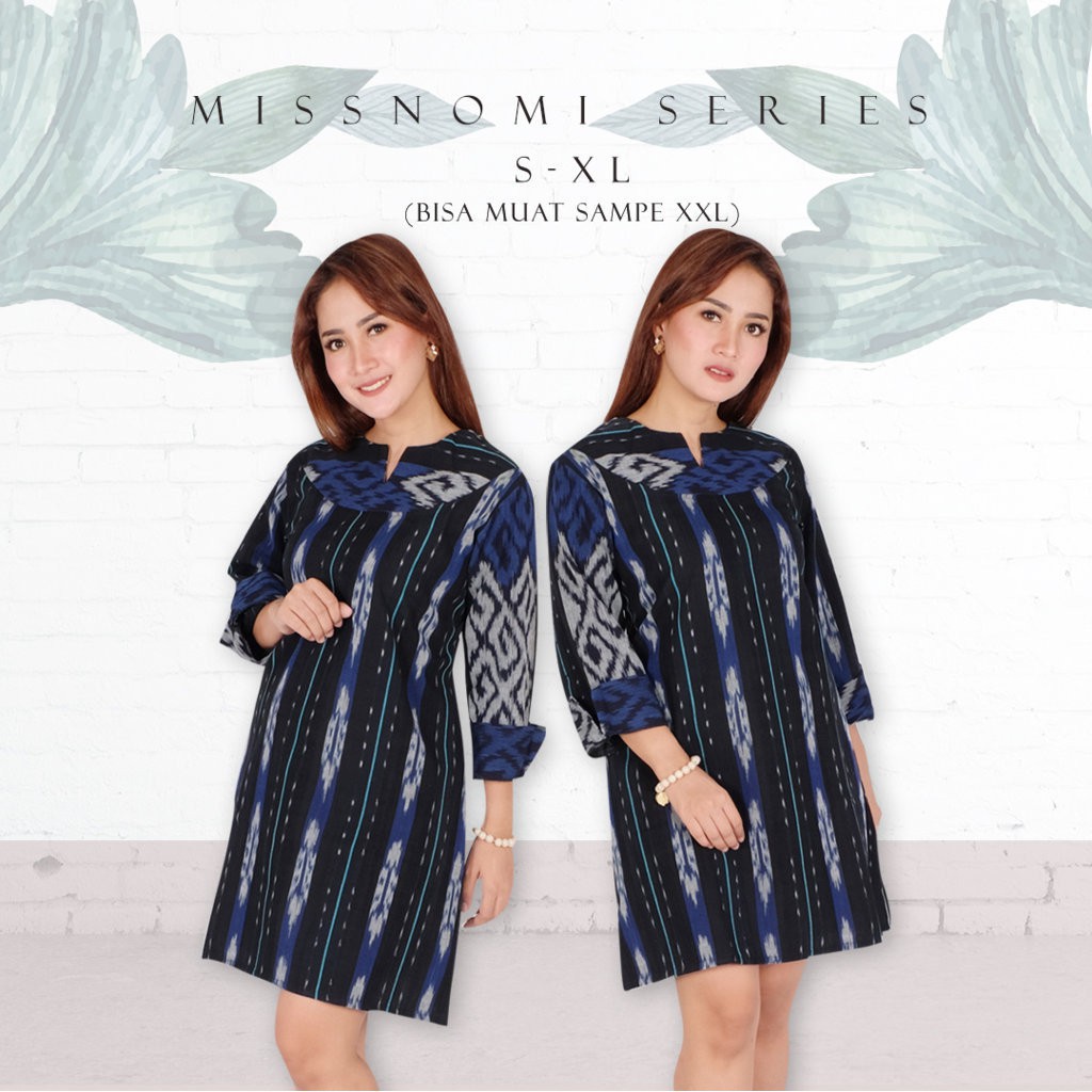 BK  NIKEN Tenun jepara/ Tunik Batik modern wanita/ Dress pesta batik wanita tenun Kantor  by batik