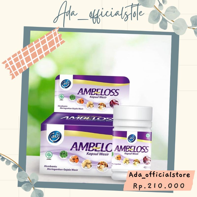 AMBELOSS Obat Ambienn dan Wasir - AMBELOS Obat Ambeien 100% Herbal