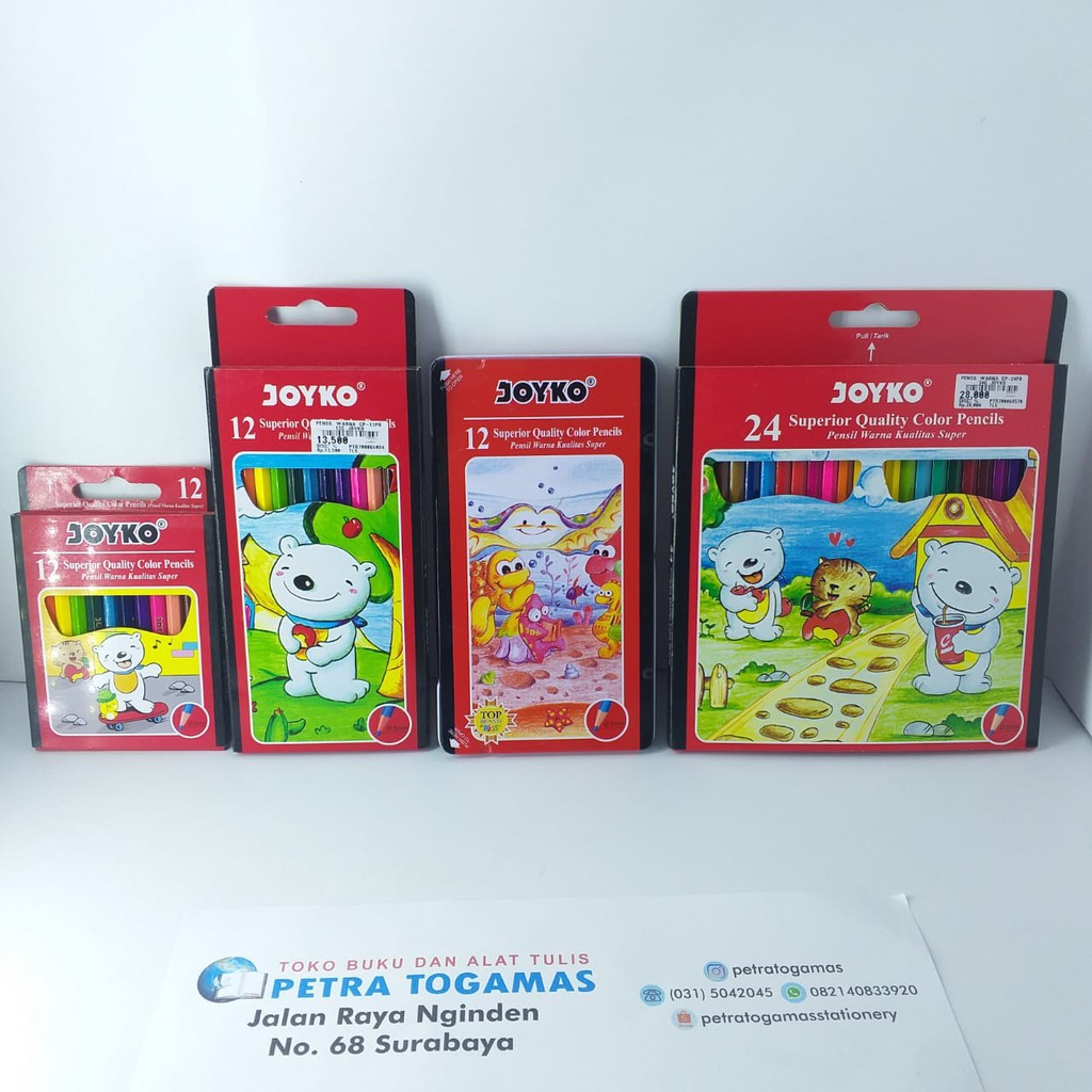 

PENSIL WARNA MERK JOYKO PANJANG/PENDEK
