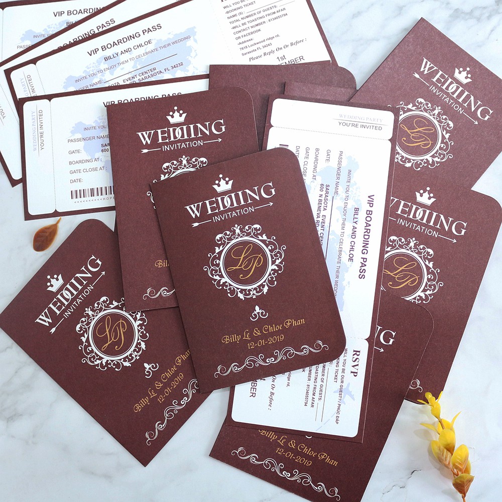 Undangan Pasport Wedding