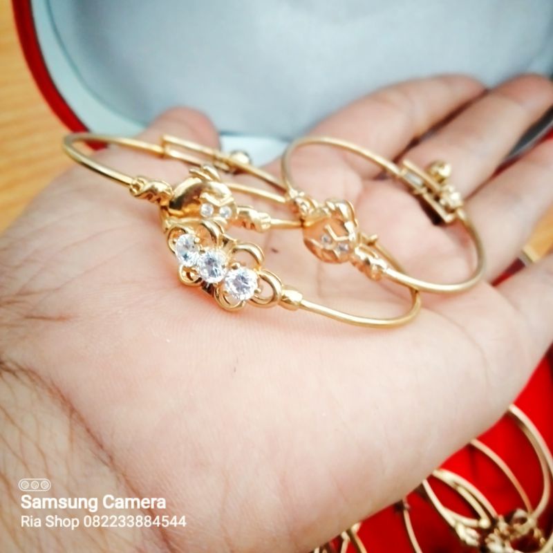 gelang xuping lapis mas anak bisa dicuci lagi