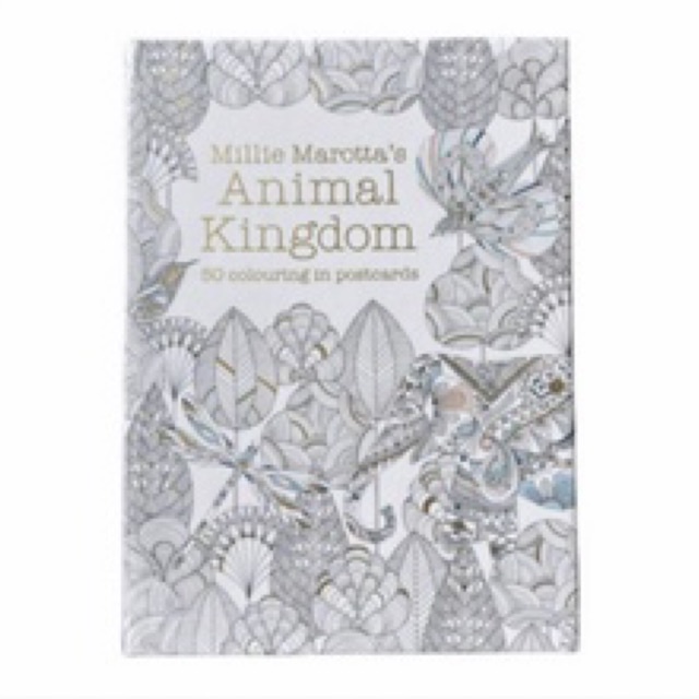 

Animal Kingdom Colouring in Postcards by Millie Marottas | Kartu Pos