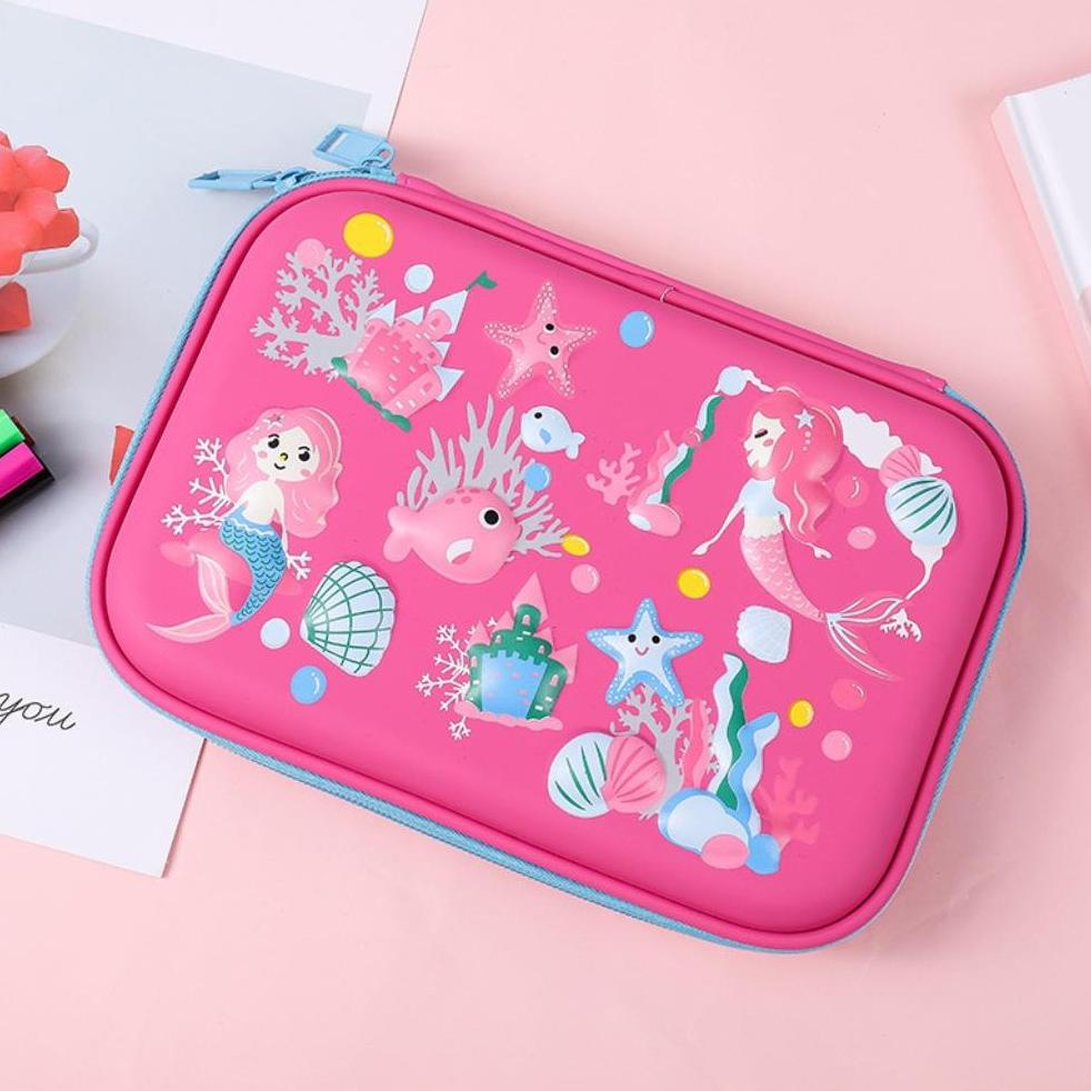 

[KODE PRODUK B7554W] Tempat pensil unicorn kotak pensil pensil case hardtop 3D unicorn lucu