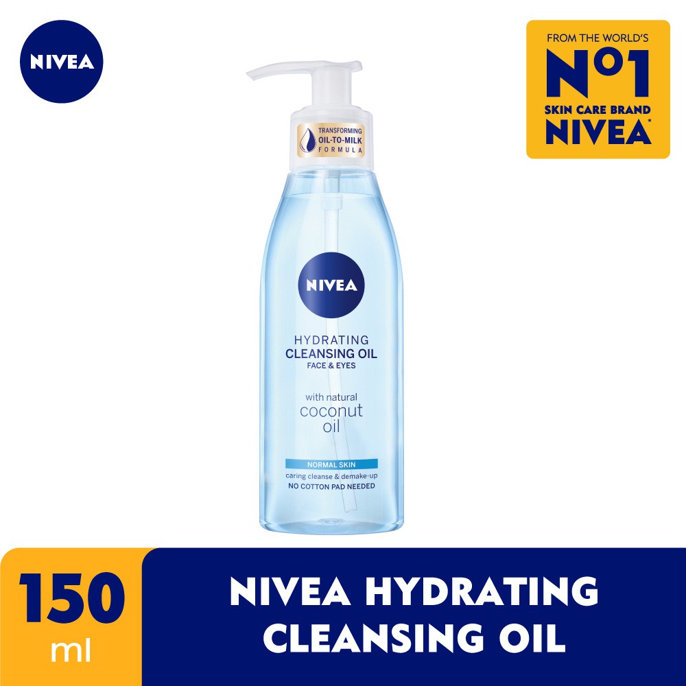 NIVEA Hydrating Cleansing Oil with Coconut Oil 150 ml Shopee Indonesia