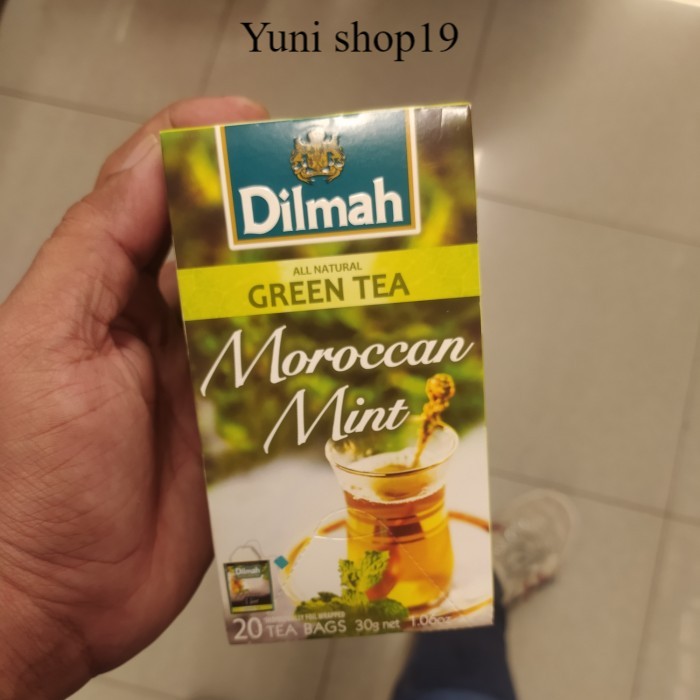 

dilmah morocan mint green tea