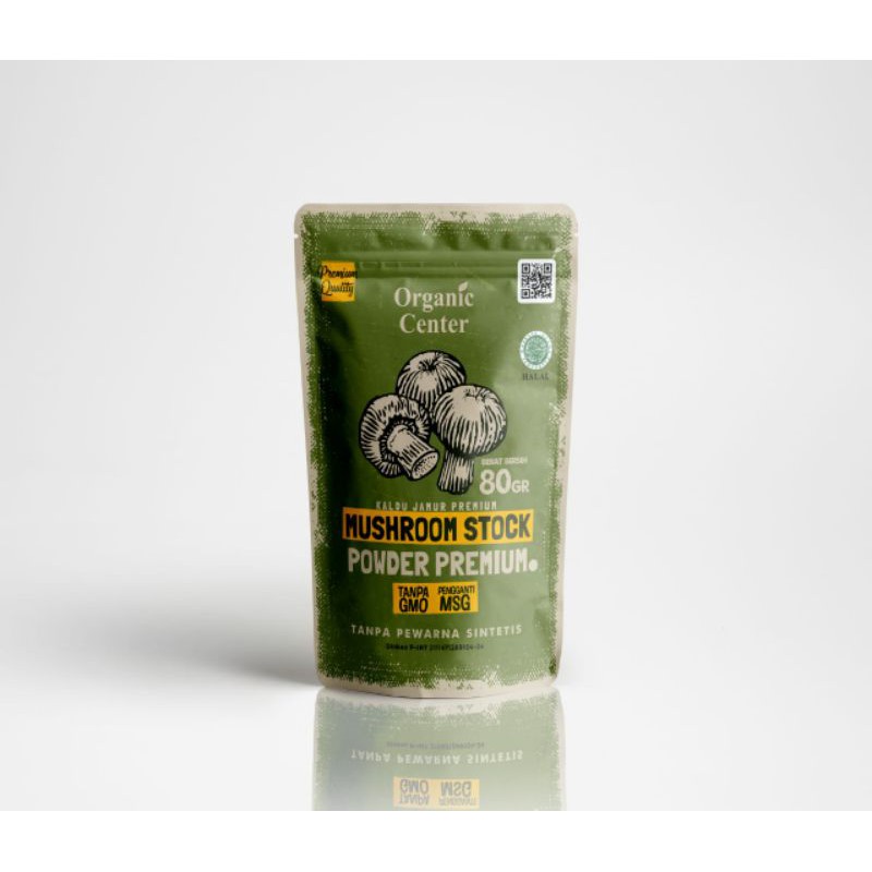 

bubuk kaldu jamur premium organic center 80 gr