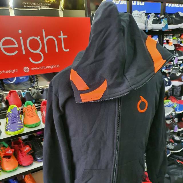 kicosport jaket ortuseight  ortus full zip jacket  black 