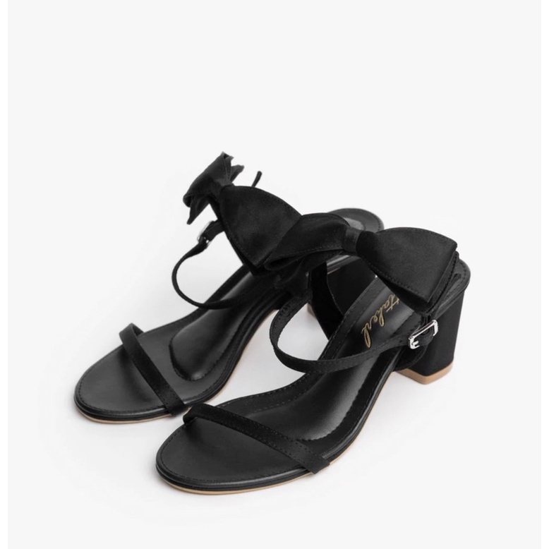 ittaherl rona block heels black size 39