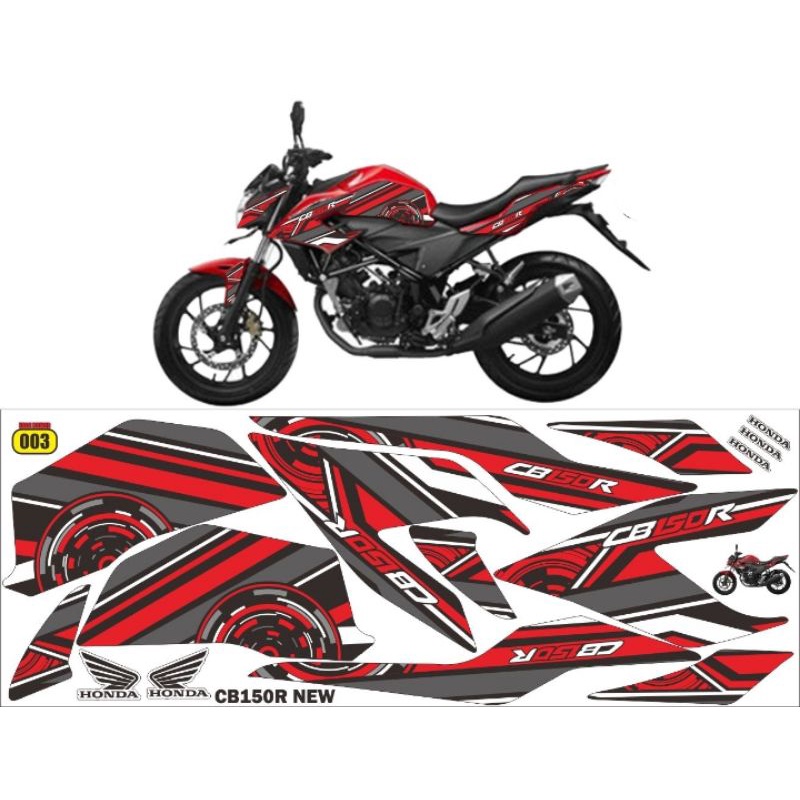 striping cb 150 R new/ decal variasi cb 150 R new/stiker lis body cb 150 R new