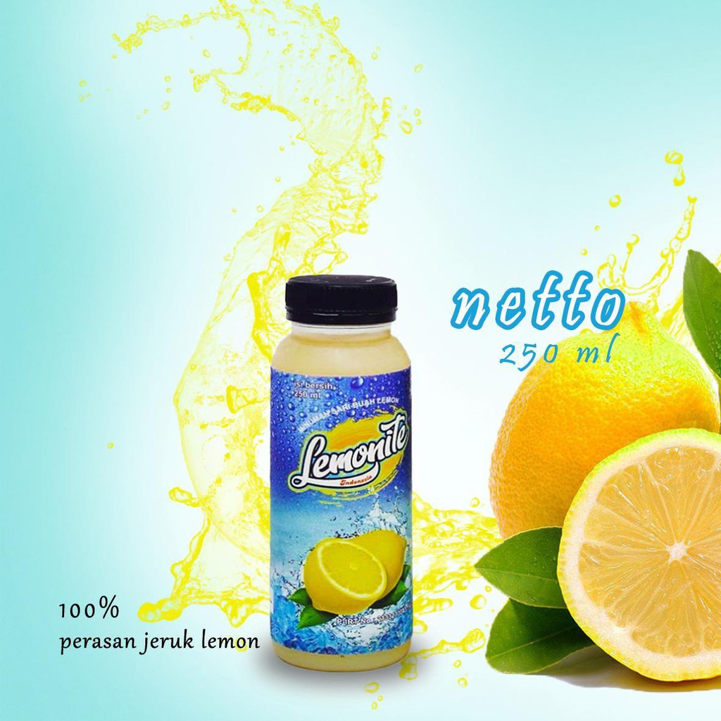 

Lemonite - Sari Buah Lemon (Concentrate) Travel Pack 250 ml