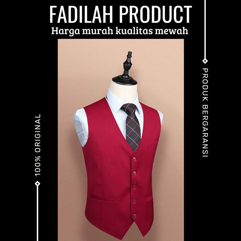 Vest Formal - Rompi Setelan Dalaman Jas Pria