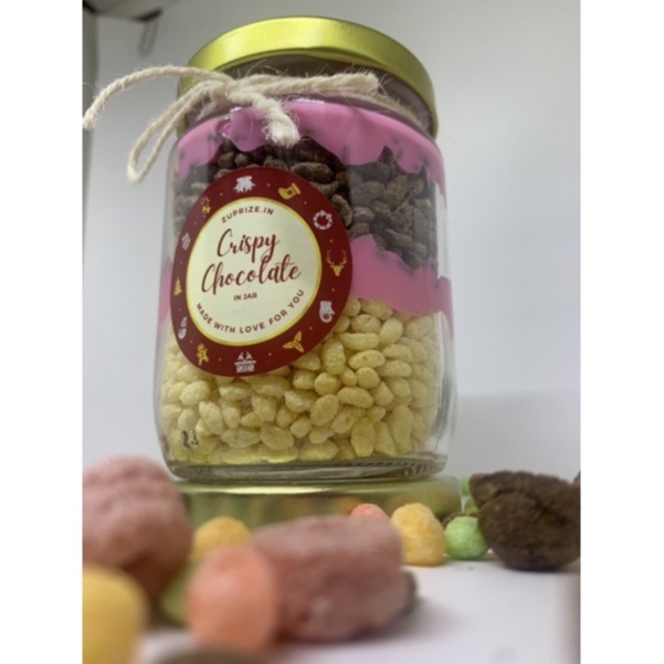 

Special Gift Valentine’s Day ׀ WHITE CHOCO RICE CRUNCHY ׀ Cemilan Manis Special Gift