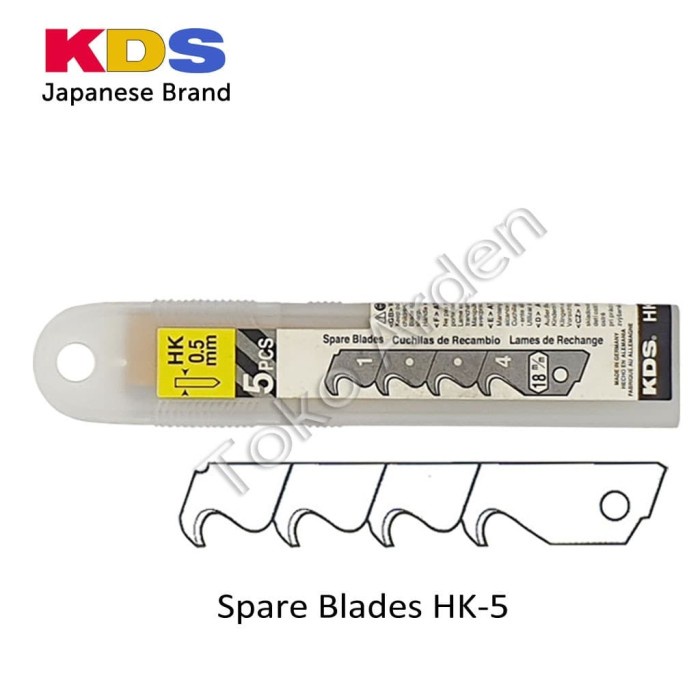 

Hari Ini Pisau Cutter Kds Spare Blades Hk-5 / Kds Cutter - Made In Japan Terlaris