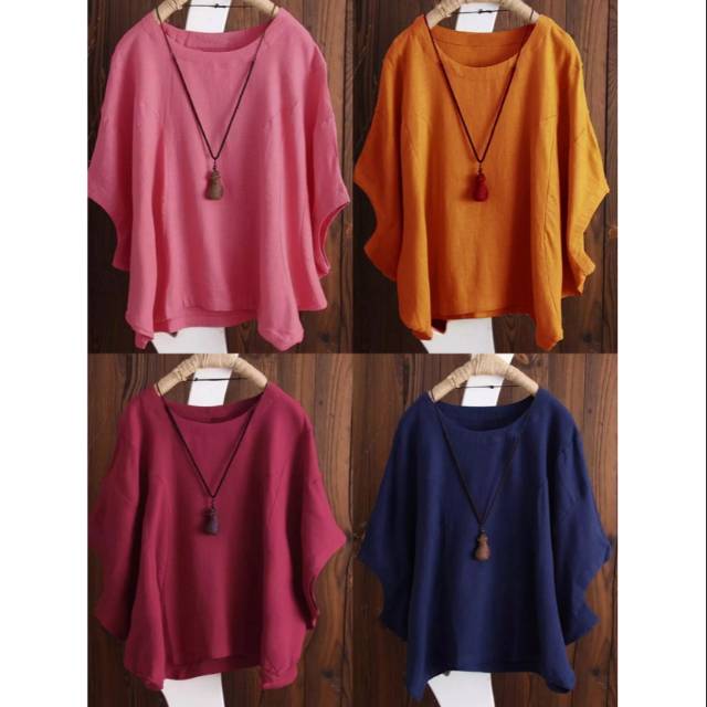 Jumbo top atasan batwing ukuran super jumbo big size xxxl bahan wafle ld 160 jumbo size murah banget