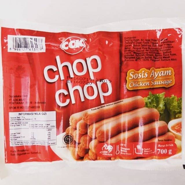 

Chop Chop Sosis Ayam 700gram