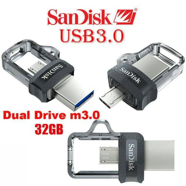 Sandisk otg 32 Gb,Flashdisk sandisk otg 32 Gb