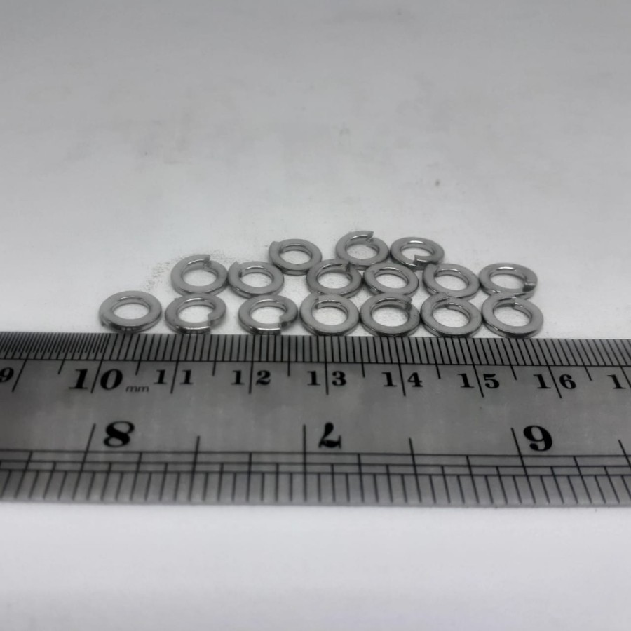 RING VER STAINLESS STEEL M5 SS SUS 304 WASHER PER ANTI KARAT RING VER