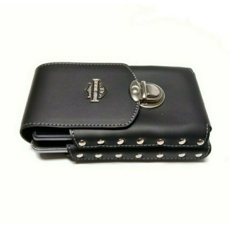 DOMPET HP PRIA/SARUNG HP PRIA PINGGANG UKURAN 7 INCI KULIT SINTETIS