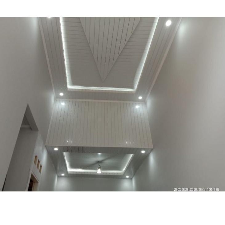 Banyak Dipakai.. shunda plafon series Kingfon motif putih nat silver K901