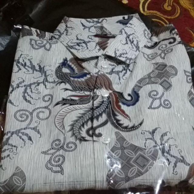 Cbl357 Kemeja Batik Pria Slim Fit Lengan Panjang Linabatikdistro