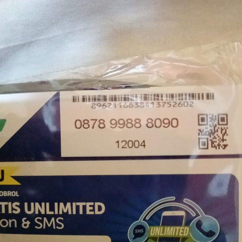 nomor cantik xl + kuota 55gb unlimited