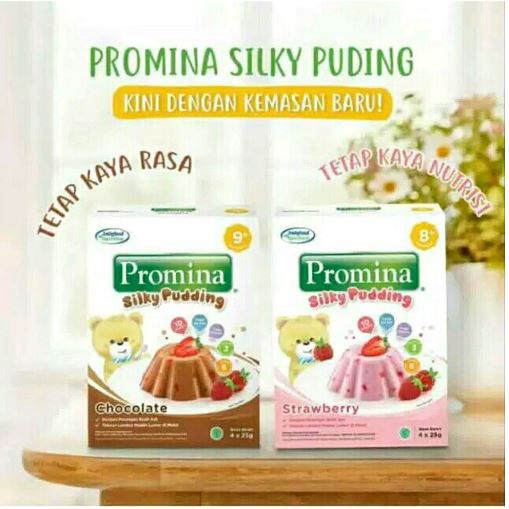 PROMINA PUDING SILKY 100 gr 8+ month snack bayi cemilan Anak Silky Pudding Silky Puding