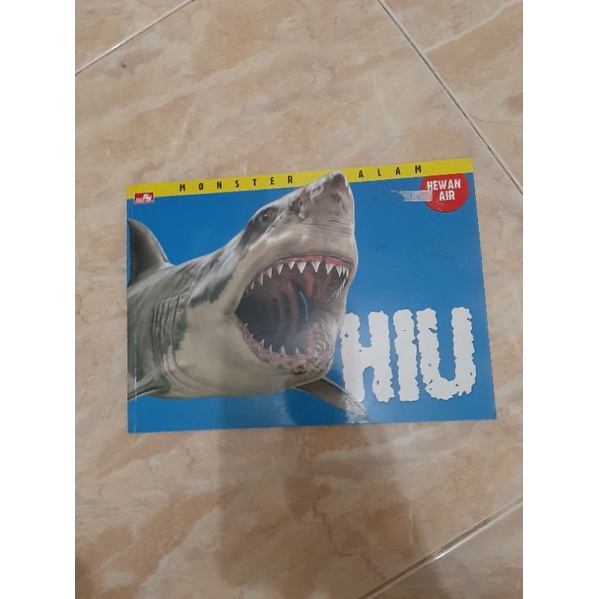 Buku Pengetahuan Anak Monster Alam Hewan Air Hiu